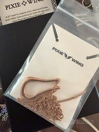 Collana porta anelli pixie wing nuova