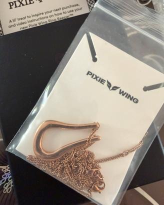 Collana porta anelli pixie wing nuova