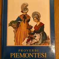 libro vintage "Proverbi piemontesi"