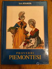libro vintage "Proverbi piemontesi"