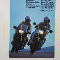 BMW K 75 C - K 75 S 1985 depliant moto originale