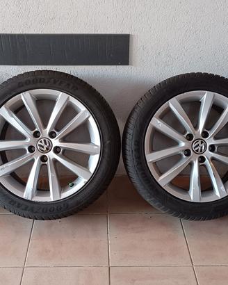 Gomme 4 stagioni Goodyear + cerchioni per passat 