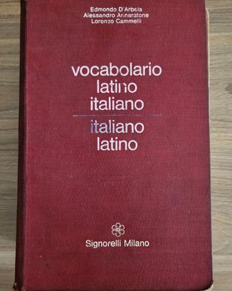 Vocabolario Latino–Italiano-Latino  Ed. Signorelli