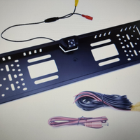 Porta Targa Europea Con Telecamera 4 Led HD