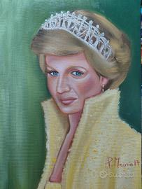 Lady D olio su tela 50x70cm|Arte