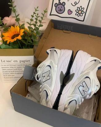 New Balance 530 bianche/blu – nuove taglia 38