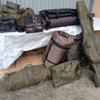 Attrezzatura carpfishing completa