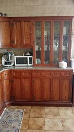 Cucina angloare il legno massiccio 340 *210 cm