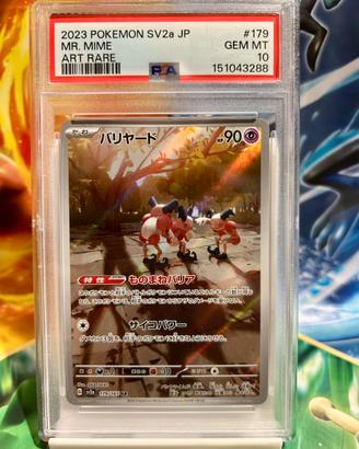Pokemon 151 Mr. Mime PSA 10  Giapponese #179/165