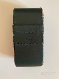 Custodia Leica originale cm.12x5,5 verde bosco