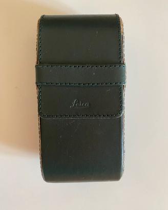 Custodia Leica originale cm.12x5,5 verde bosco