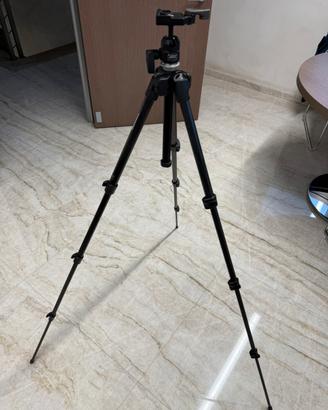 Manfrotto 732CY carbonio + testa 484RC2 + zaino
