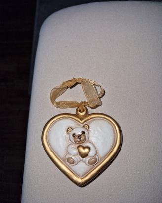 appendini thun a forma di cuore con due immagini 