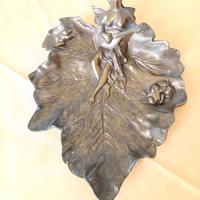 posacenere o portasapone in bronzo, vintage