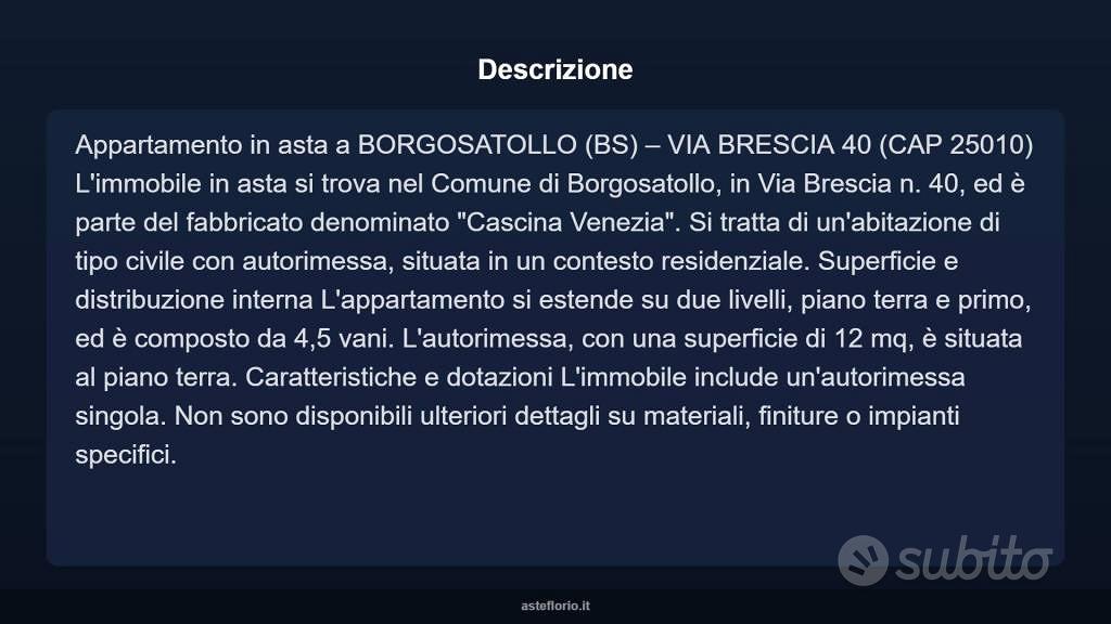 Appartamento – Borgosatollo, Piffione - Vista 4