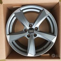 4 cerchi Nuovi 18 Rotor Audi A3 A4 A5 A6 Q2 Q3 TT