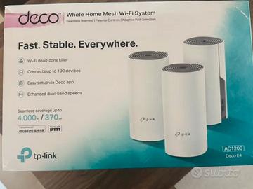TP-Link Deco E4 AC1200 – Whole Home Mesh Wi-Fi 3