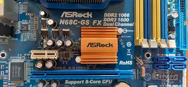 Scheda madre ASRock N68C-GS FX con scheda video