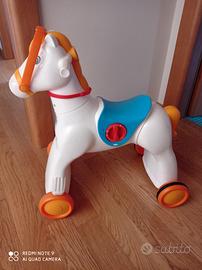 cavallo a dondolo chicco 3 in 1