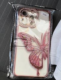 cover con farfalla iphone 15 pro max