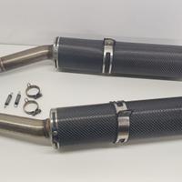 terminali  carbonio  arrow honda vtr 1000 sp 1 2