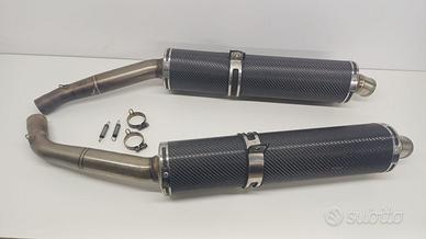 terminali  carbonio  arrow honda vtr 1000 sp 1 2