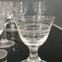 bicchieri in cristallo vintage 