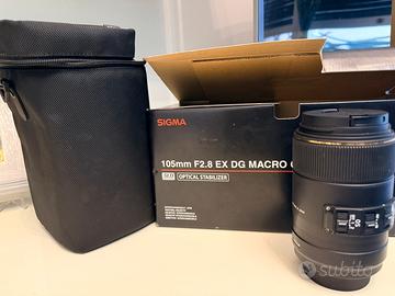 Obiettivo Sigma 105mm f/2.8 Macro DG OS HSM