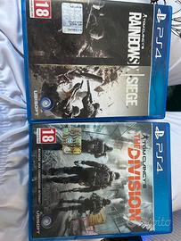 giochi ps4 rainbow six siege e the division