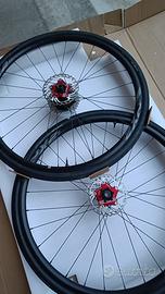 Coppia di ruote giant complete e tubeless