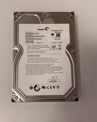 Hard disk 1TB Seagate