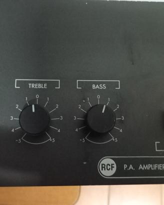 Amplificatore RCF e Perser MSA 16