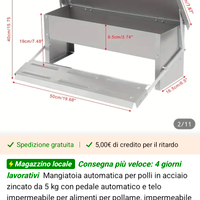 Mangiatoia per animali domestici