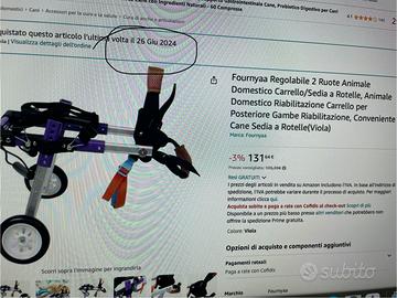 Carrellino cane piccola taglia