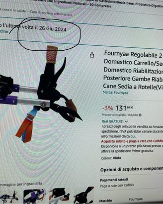 Carrellino cane piccola taglia