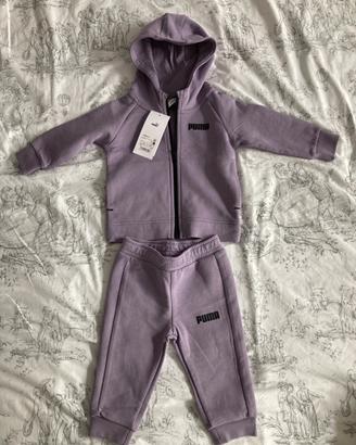 Puma Completo Tuta Bimba 6-9 Mesi