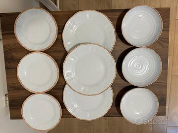 Set 9 piatti in Melamina