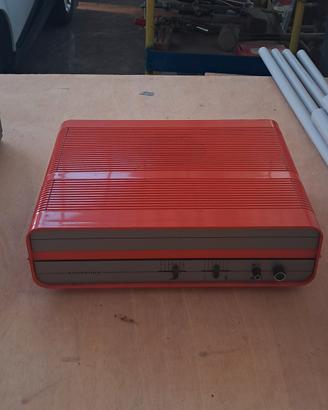 Giradischi Portatile Europhon Arancione Vintage