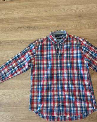 camicia uomo, Tommy hilfiger a quadri, taglia L