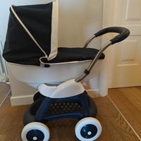 Smoby - Carrozzina Baby Blu