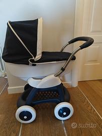 Smoby - Carrozzina Baby Blu