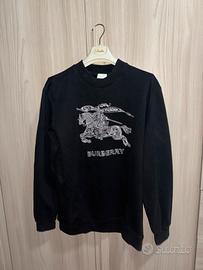 Felpa Burberry con logo EKD ricamato - Nero