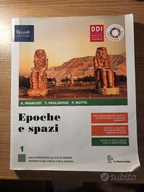 Epoche e spazi Vol. 1 Libro storia e geografia