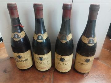 Bottiglie Vino  Barolo Grignolino Fresia Barbera