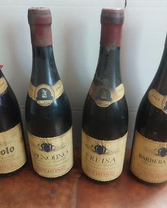 Bottiglie Vino  Barolo Grignolino Fresia Barbera