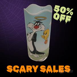 Lampada da tavolo Gatto Silvestro e Titty