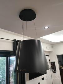cappa cucina sospesa nero