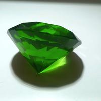 Fermacarte in Vetro Verde Smeraldo