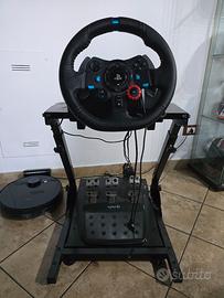 Volante Logitech g29 con supporto