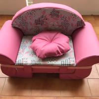 Divanetto sfoderabile per per cani o gatti